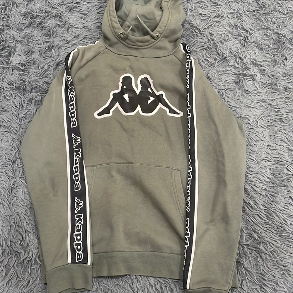 Green kappa hoodie